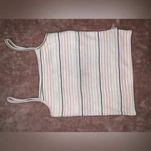 RVCA Multicolored Striped Tank Top 🌟